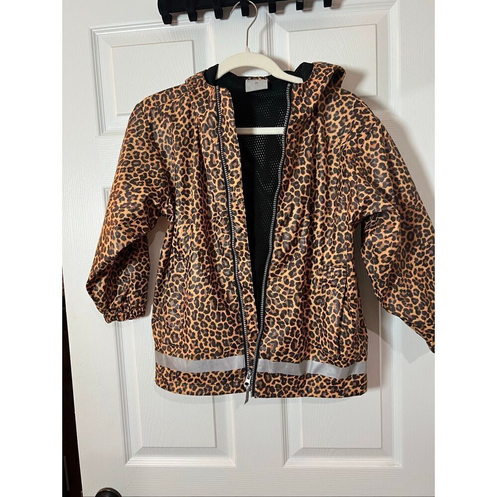Girlie Girl Originals Kids Leopard Print Hooded Jacket | Size YS